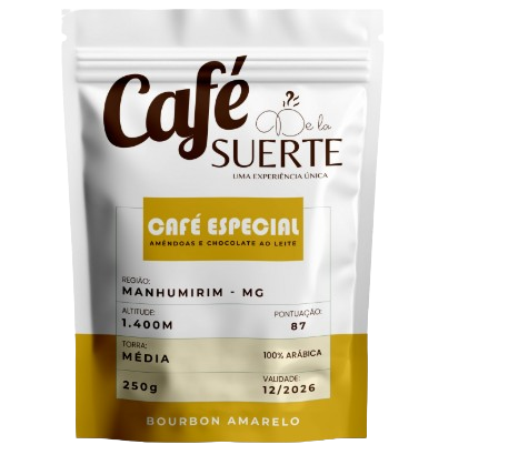 Embalagem Bourbon Amarelo 250g
