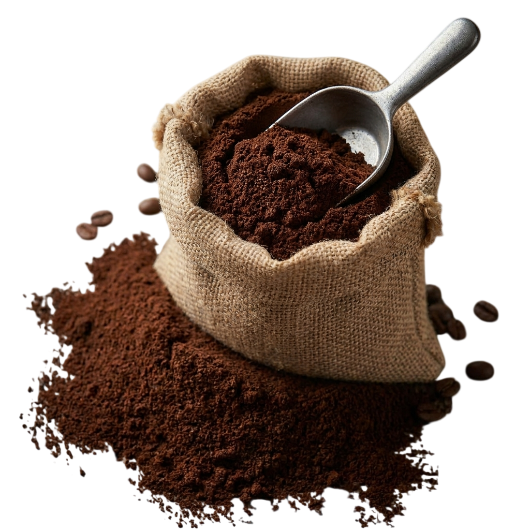 Saca de café tradicional moído